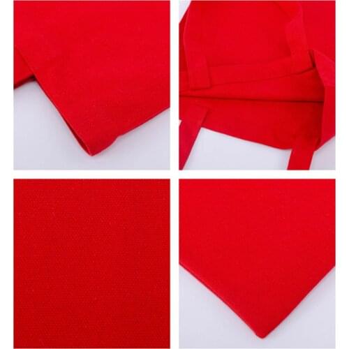 Durable Canvas Blank Grocery Plain Tote Bags Shoulder Bag Reusable Shopping Bag