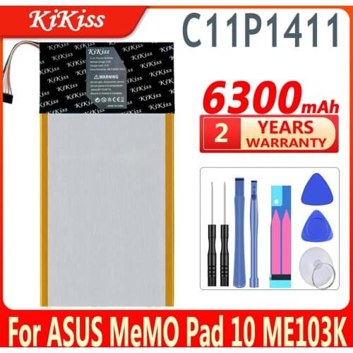 C11P1411 Battery for ASUS MeMO Pad 10 Pad10 ME103K K01E ME0310K ME103 6300mAh Replacement Batteries