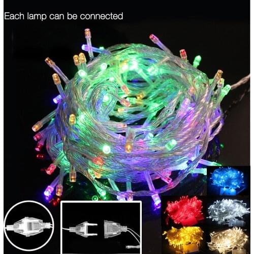33FT LED Christmas Light tree 10m 50led Xmas party holiday Led String light decorative wedding lights fairy led garland