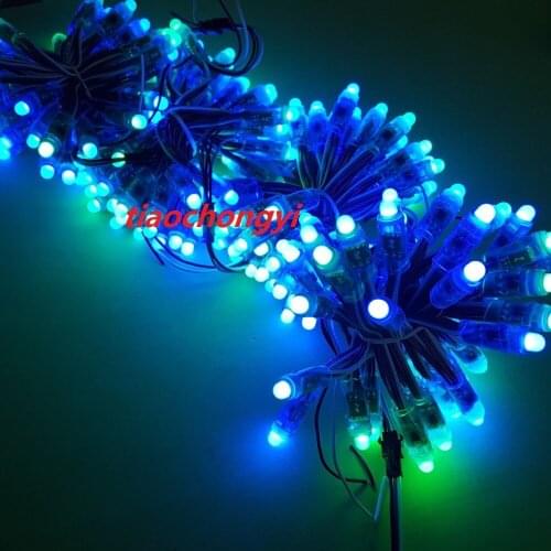 4500pcs 12mm led WS2811 RGB Pixels digital+T300K controller+5V 60A POWER 4PCS