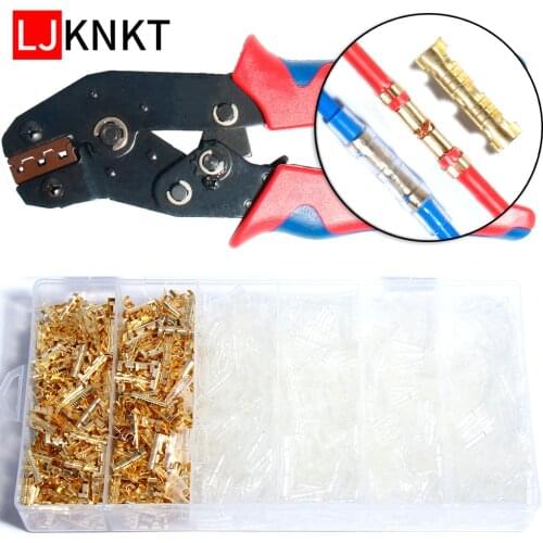 U shaped terminal Electrical Insulation Sheath hand tool Pliers pressing quick connector small teeth docking plug wire crimping