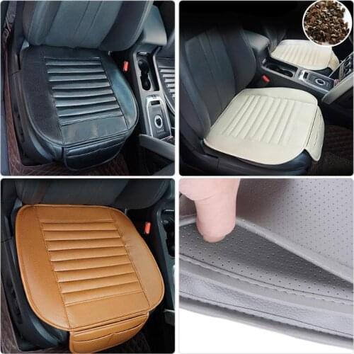 Universal PU Leather Car Seat Cushions Cover Breathable Front Seat Protector Cushion Mat Pad Car Accessories