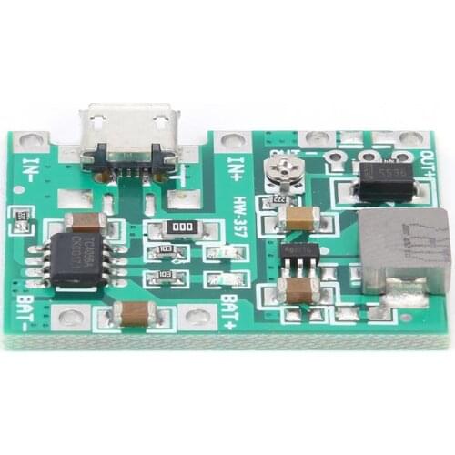 18650 Battery Charger 3.7V 9V 5V Step Up Boost Discharge Adjustable Module Board Counterclockwise Rotating Boost of Positioner