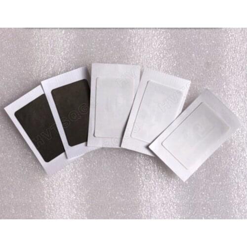 100pcs Free shipping Hot selling rewritable small NFC 213 chip Anti-Metal RFID Sticker Tag