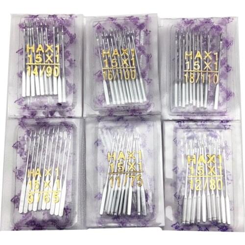100pcs HAX1 Sewing Machine Needles Universal 15x1 Mixed Kit Packing Sewing Accessories For Most Domestic Machine 5BB6036