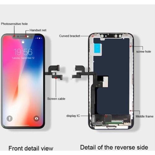360 Full View Youda incell LCD For iPhone X XS XR XS Max 11 11 Pro Max LCD Display With 3D Touch Screen Assembly Replacement