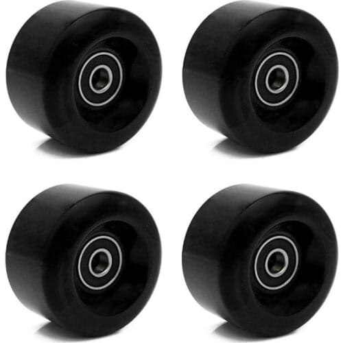 4PCS Double Row Roller Skates Four-Wheel Roller Skates Roller Skates Non-Shiny Wheels PU Wear-Resistant Wheels