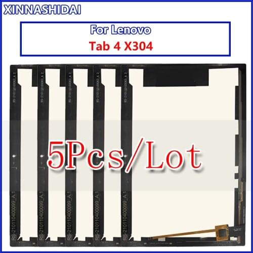 5pcsNew LCD For Lenovo Tab 4 TB-X304L TB-X304N/X X304 LCD Display Touch Screen Panel Digitizer Assembly Replacement