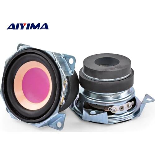 AIYIMA 2Pcs 2 Inch Mini Audio Portable Speakers 4 Ohm 3W Full Range Loudspeaker DIY Altavoz Bluetooth Sound Speaker Ses Sistemi