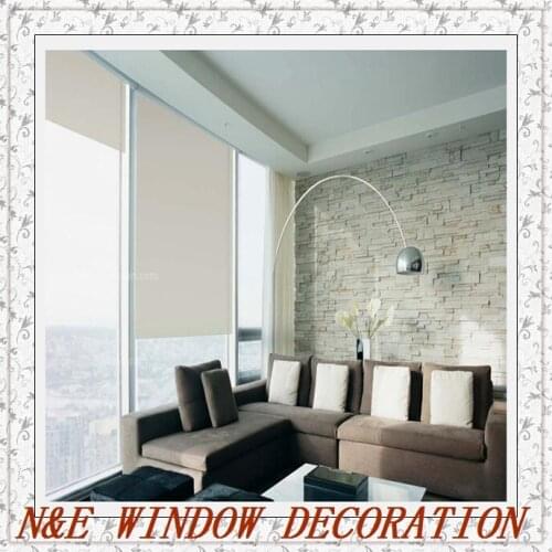 Free shipping high- quality livingroom/office window blinds 100% blackout roller blinds customized size