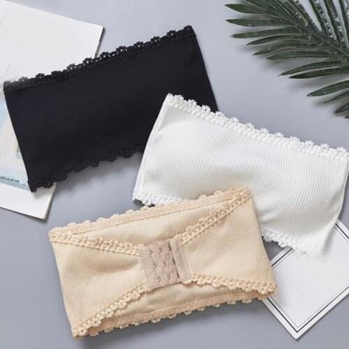 Seamless Tube Tops Women Strapless Padded Bra Bandeau Tube Top Women Intimates Soft Push Up Sexy Lingerie New Arrival Female