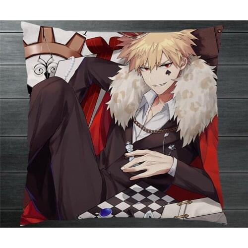 Boku No My Hero Academia Bakugou Katsuki Two Side Pillowcase 40x40cm Pillow Cushion Case Cover Cosplay Car/Bed/Sofa Decor P9