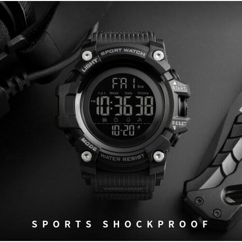 SKMEI Countdown Stopwatch Sport Watch Mens Watches Top Brand Luxury Men Wrist Watch Waterproof LED Electronic Digital Male Watch