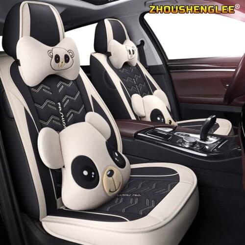 ZHOUSHENGLEE flax car sear covers for Lifan All Models x60 x50 320 330 520 620 630 720 car seat protector Auto accessories
