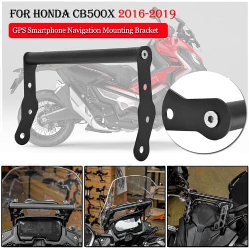 For 2017 2018 2019 Honda CB500X Stand Holder Bar Mobile Phone GPS Plate Bracket Adjustable Navigation Mount CB 500X Accessories