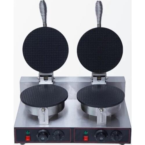Hot Sale Ice Cream Waffle Cone Maker Commercial Electr Non Stick Waffle Cone Making Machine Ice Waffle Cake Oven