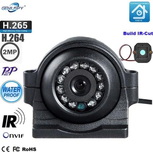 IR LED Car Rear View IP Network Camera 1080P Backup Reversing Parking Rearview Cam Night Vision Waterproof For Truck Bus