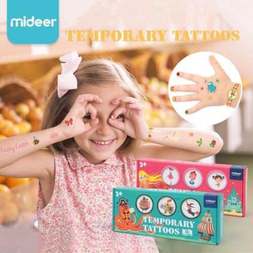Kids Temporary Tattoo Nail Stickers Kit Set 253Pcs/Set Waterproof Toys Kids Decorative Toys Boys Girls Party Game Birthday Gifts