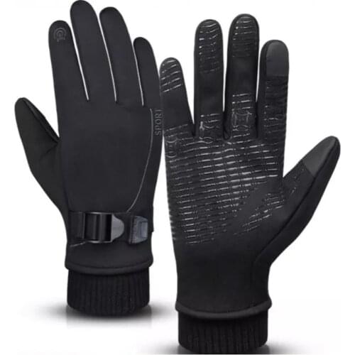 New Riding Gloves Winter Plus Velvet Warm Outdoor Sports Mountaineering Men and Women Touch Screen Non-Slip Thick Ski Gloves