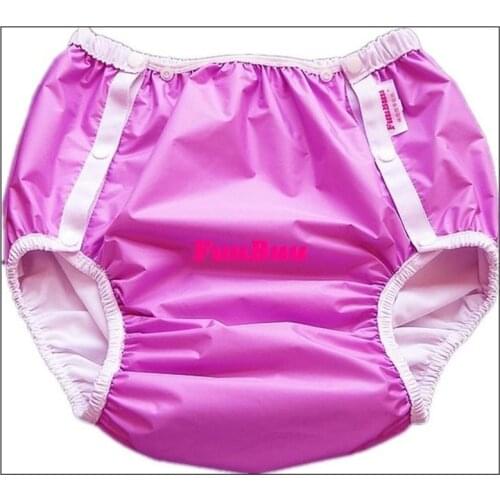 Free Shipping FuuBuu2214-PURPLE-M Adult Diaper/ incontinence pants/ diaper changing mat/ABDL
