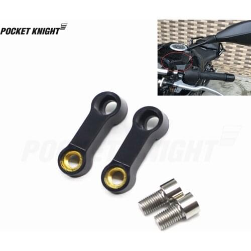 Fit For KAWASAKI Z250 Z300 Z650 Z900 Z900RS Z800 Z1000 Z750 ER-6N ER-6F Mirror Riser Extenders Spacers Extension Adapter Adaptor