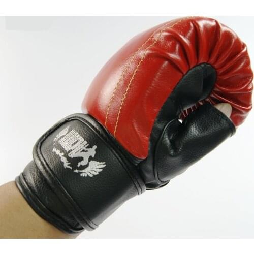 Durable PU fighting Training sandbag Thai boxing gloves mitts training Muaythai muay thai-boxing