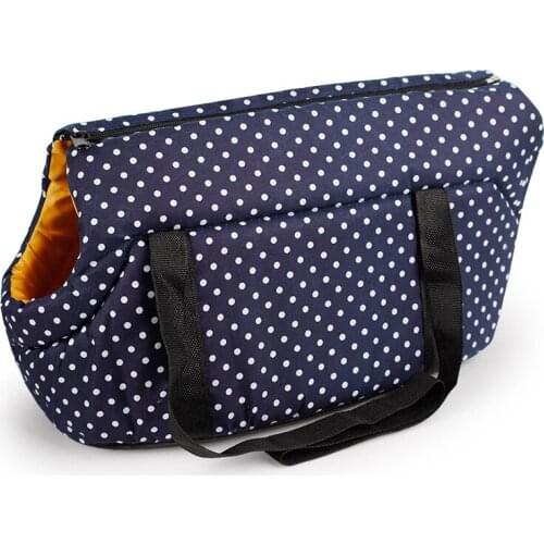 Dot Printed Dog Carrier Dog Backpack Cozy & Soft Puppy Cat Dog Bags Outdoor Hiking Travel Puppy Bag Shoulder Carrier Luxury Dog