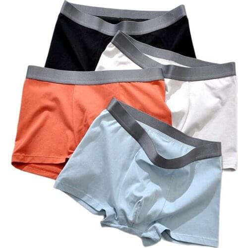 Cotton Men Underwear Plus Fat Boxer Homme Seamless Calecon Homme Cozy Underwear for Men Sexy Mens Boxer Briefs Underwear Men