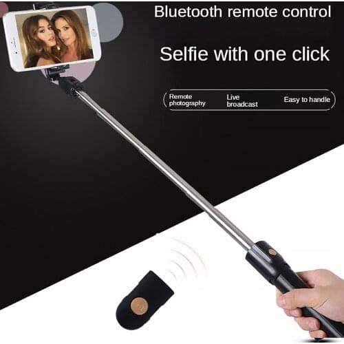 Phone Selfie Stick Outdoor Photo Shooting Living Streaming Universal Telescopic Selfie Monopod Tripod