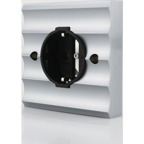 Viborg VE02R Pure Copper Rhodium plated Schuko Sockets Wall Socket Plug Power Outlet Schuko Wall Electrical Power Socket