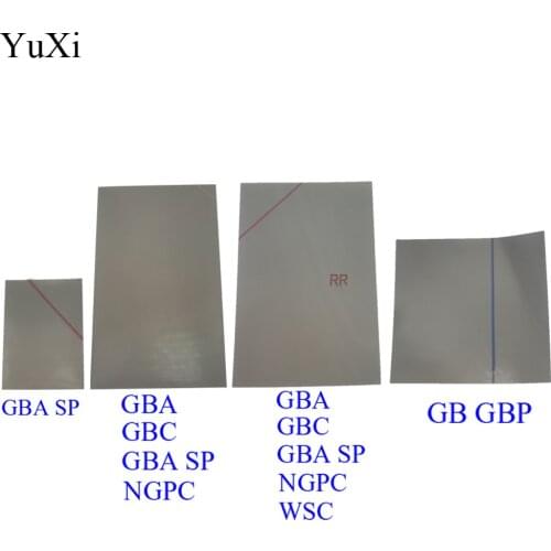 YuXi Polarized Polarizer Filter Film Sheet For Gamboy GB DMG GBP GBA GBC GBA SP NGP WSC Backlit Screen Modify Part Polarizing