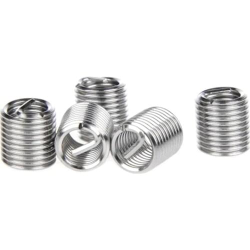 066E Thread Inserts Stainless Steel Threaded Repair Insert Assortment Kit Coiled Wire Helical Screw 200 Pieces M6~M16