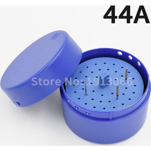 1 PCS High quality 44A holes endo box for burs reamer and gutta percha points endodontic box free freight block carbide burs