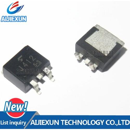 10Pcs 2SJ412 J412 TO-263 DC-DC Converter, Relay Drive and Motor Drive Applications in stock 100% New and original