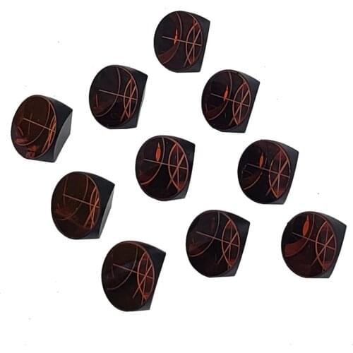 10pcs Copper Coated half inch Corner Cube Prism 12.7mm Trihedral Retroreflector