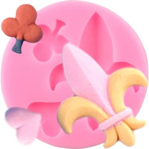 3D Love Heart Silicone Molds Baby Birthday Cupcake Topper Fondant Cake Decorating Tools Chocolate Candy Polymer Clay Moulds