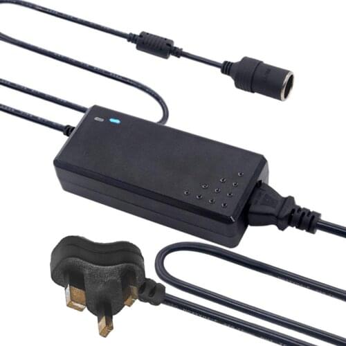 5A 240V Cigarette Lighter Socket Mains Plug to 12V DC Charger Power Adapter