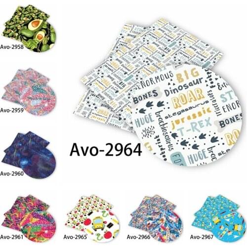 Huangtao Diy accessories 30*136cm Printed Faux Synthetic Leather for Bow,DIY handmade Materials