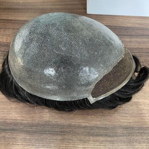 FRONT LACE men toupee ,hair system , BIo model swiss lace front men hair wig in stock