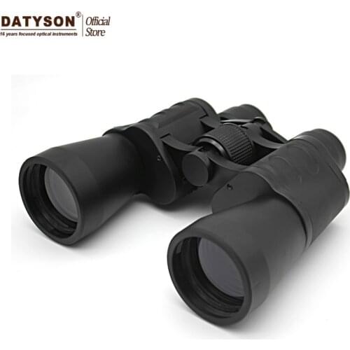 Datyson 10x50 Binoculars Professional Hunting Telescope High Quality Vision BAK4 Eyepiece Lens for Fishing Spotting Scope