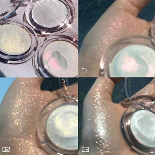 Face Shimmer Glitter Highlighter Bronzer Powder Palette High-gloss Contouring Makeup Body Glitter Illuminator Highlight Cosmetic
