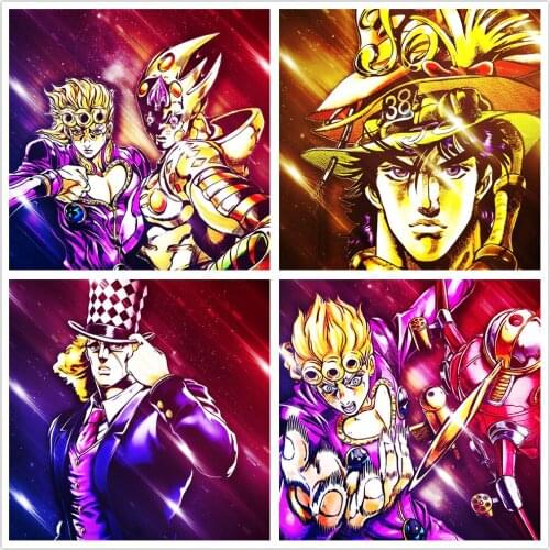Canvas Poster HD Printed Painting JoJos Bizarre Adventure Japan Anime Pictures Modular For Living Room Home Decoration Wall Art