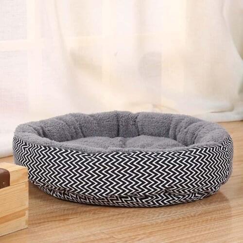 Fine joy Hot Sales!Dog Bed Kennel Soft Dog Mats Puppy Cat Bed Pet House Nest Small Dog Pad Winter Warm Pet Cushion