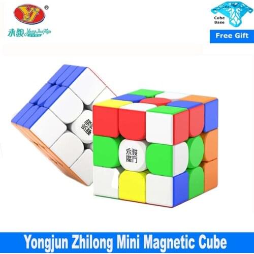 Yongjun Zhilong 3x3 M 4x4 M 5x5 M Magnetic mini Magic Cubes YJ Speed Cubes magnetic-force puzzles Toys competition professional