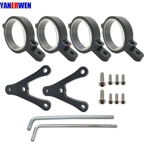 Motorcycle Headlight Mounting Bracket Adjustable 7 inch Headlight House Mount Holder Adjustable On Both Sides For Honda Suzuki