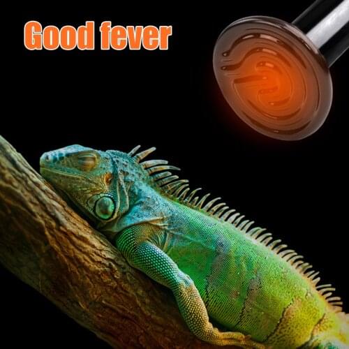 Pet Reptile Heating Lamp 50/75/100/150/200W Turtle Ceramic Infrared Lamp Reptile Bulb Temperature Control Equipment 220v-240v