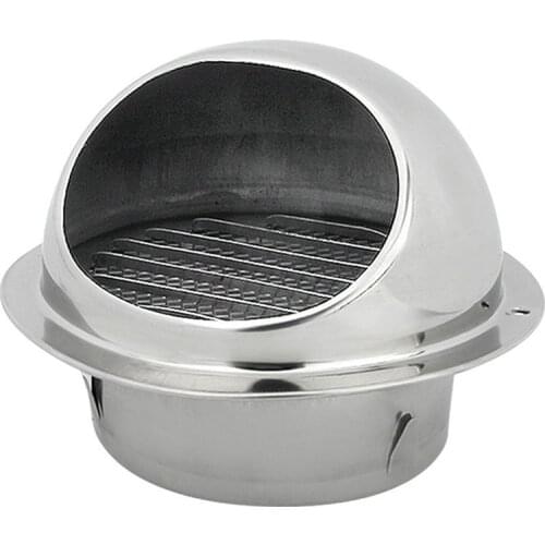 Stainless Steel Wall Ceiling Air Vent Ducting Ventilation Exhaust Grille Cover Outlet Heating Cooling & Vents Cap Waterproof