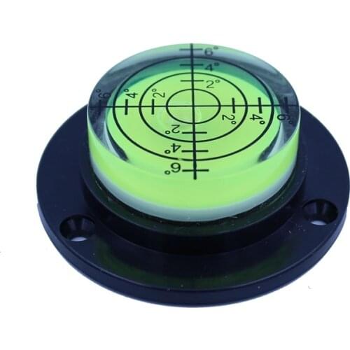 HACCURY Bulls eye Bubble level Universal Level Bubble Round horizontal bubble 50*17mm