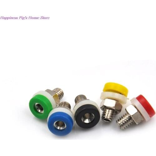 10 Pieces Brass 2mm Banana Socket Jack for 2mm Banana Plug Test Connector Wholesale