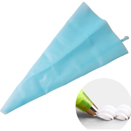 DIY Silicone Icing Piping Cream Pastry Bags + 6 Nozzle Set Cake Decorating Tools